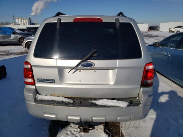 1FMCU03G69KA94991 - 2009 FORD ESCAPE XLT 银色 照片 6