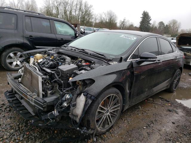 3FA6P0K96ER244864 - 2014 FORD FUSION TITANIUM BLACK photo 1