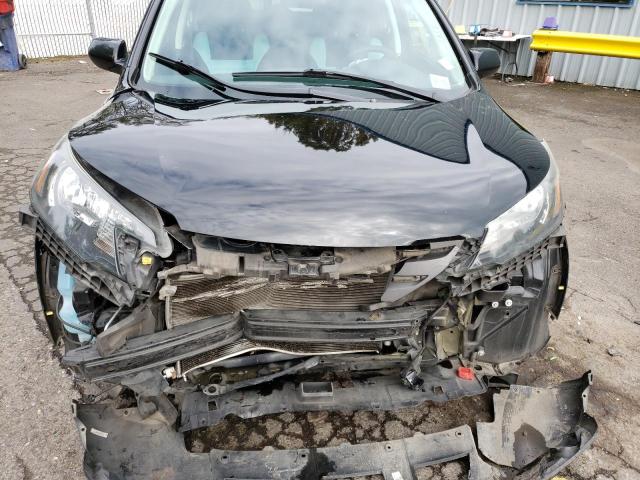 2HKRM4H51EH642255 - 2014 HONDA CR-V EX BLACK photo 11