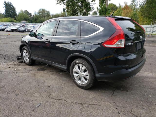 2HKRM4H51EH642255 - 2014 HONDA CR-V EX BLACK photo 2