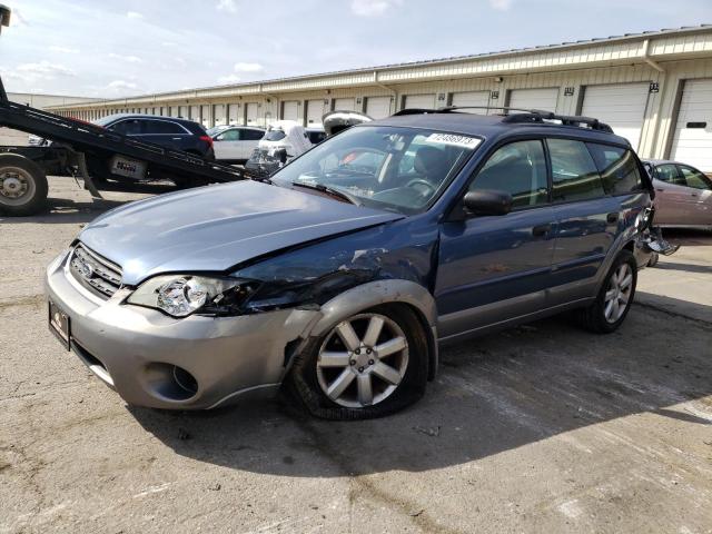 4S4BP61C467356575 - 2006 SUBARU LEGACY OUTBACK 2.5I BLUE photo 1