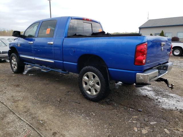 3D7KS29A48G113246 - 2008 DODGE RAM 2500 BLUE photo 2