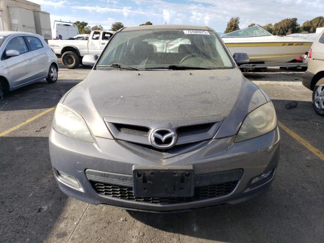 JM1BK344081109078 - 2008 MAZDA 3 HATCHBACK GRAY photo 5