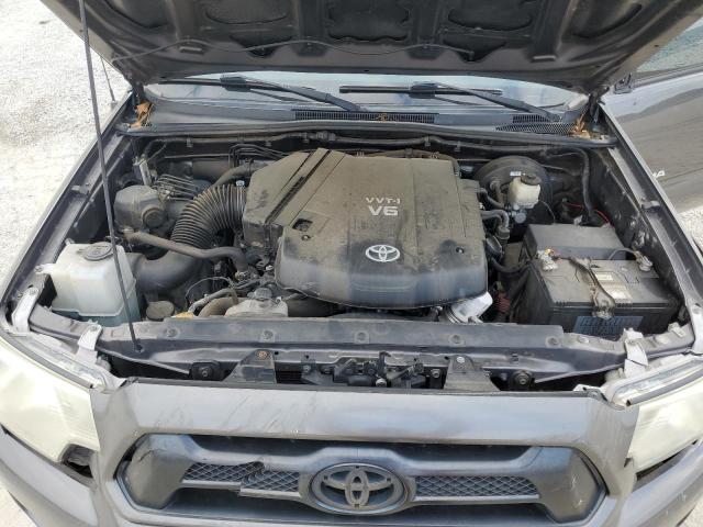 5TFJU4GN3DX043861 - 2013 TOYOTA TACOMA DOUBLE CAB PRERUNNER GRAY photo 11