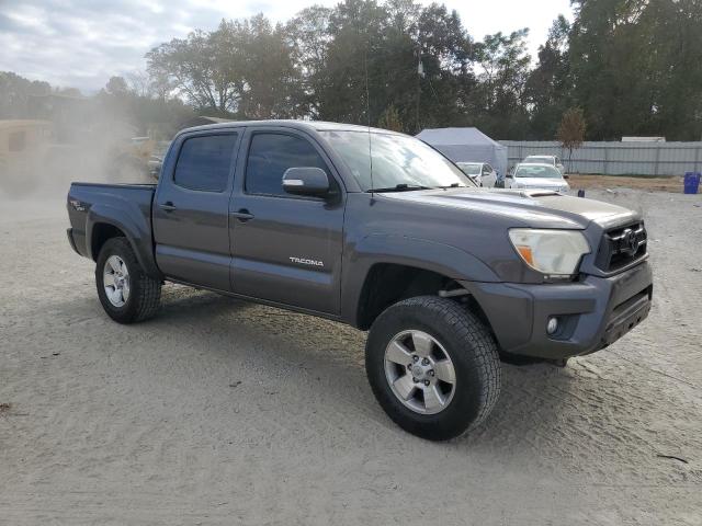 5TFJU4GN3DX043861 - 2013 TOYOTA TACOMA DOUBLE CAB PRERUNNER GRAY photo 4