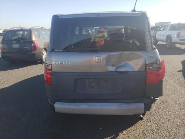 5J6YH28645L007906 - 2005 HONDA ELEMENT EX GRAY photo 6