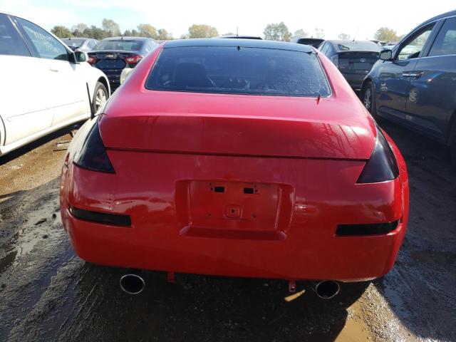 JN1AZ34DX5M610208 - 2005 NISSAN 350Z COUPE RED photo 6