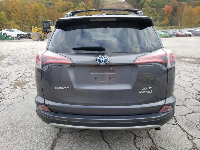 JTMRJREV8JD254109 - 2018 TOYOTA RAV4 HV LE GRAY photo 6