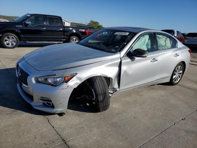 JN1BV7AR9FM410901 - 2015 INFINITI Q50 BASE SILVER photo 1