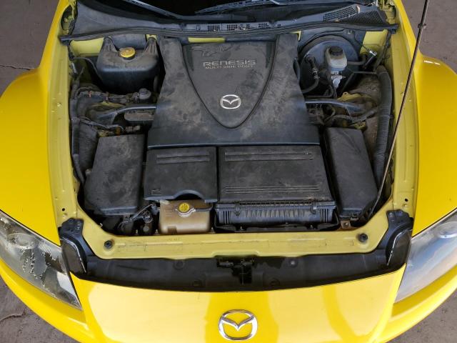 JM1FE173840139428 - 2004 MAZDA RX8 YELLOW photo 11