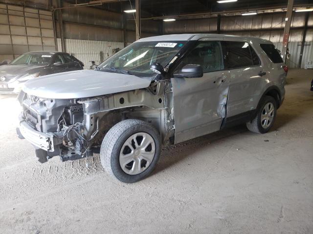 1FM5K8AR8HGA71277 - 2017 FORD EXPLORER POLICE INTERCEPTOR SILVER photo 1