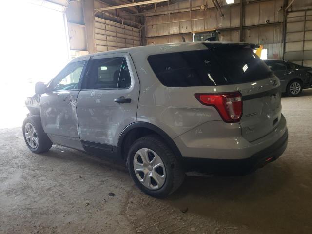 1FM5K8AR8HGA71277 - 2017 FORD EXPLORER POLICE INTERCEPTOR SILVER photo 2
