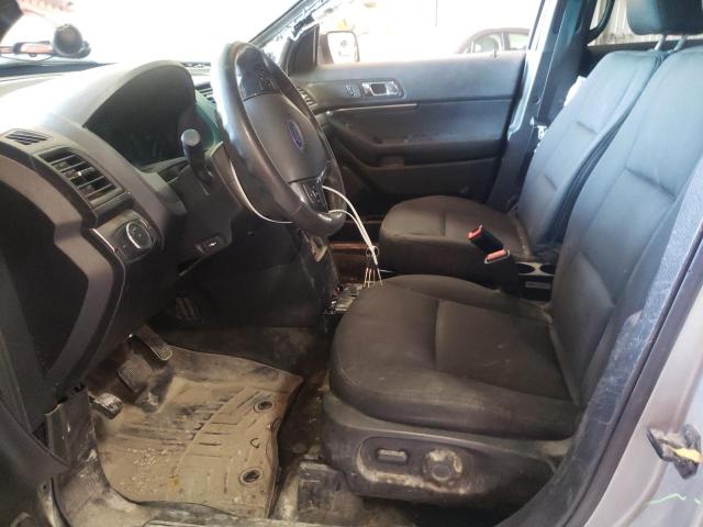 1FM5K8AR8HGA71277 - 2017 FORD EXPLORER POLICE INTERCEPTOR SILVER photo 7
