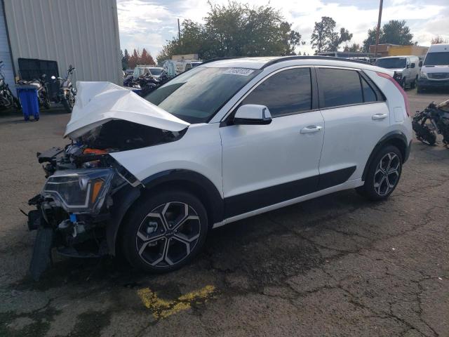 KNDCR3LE4P5048447 - 2023 KIA NIRO EX WHITE photo 1