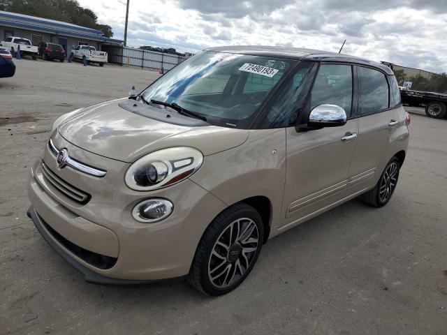 ZFBCFACH9EZ028808 - 2014 FIAT 500L LOUNGE BEIGE photo 1