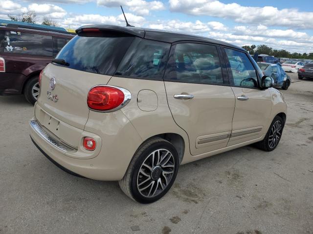 ZFBCFACH9EZ028808 - 2014 FIAT 500L LOUNGE BEIGE photo 3