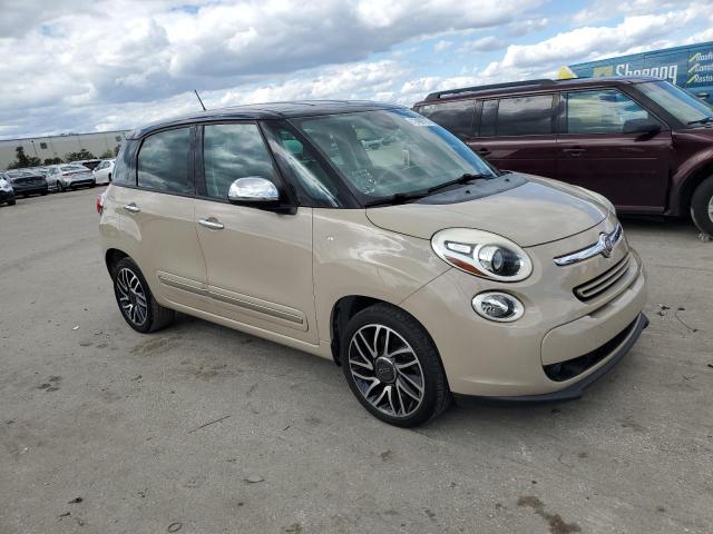 ZFBCFACH9EZ028808 - 2014 FIAT 500L LOUNGE BEIGE photo 4