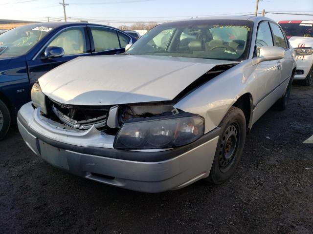 2G1WF55K629286034 - 2002 CHEVROLET IMPALA SILVER photo 1