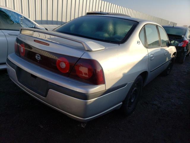 2G1WF55K629286034 - 2002 CHEVROLET IMPALA SILVER photo 3