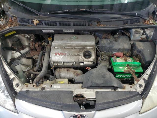 5TDZA23C56S406481 - 2006 TOYOTA SIENNA CE SILVER photo 12