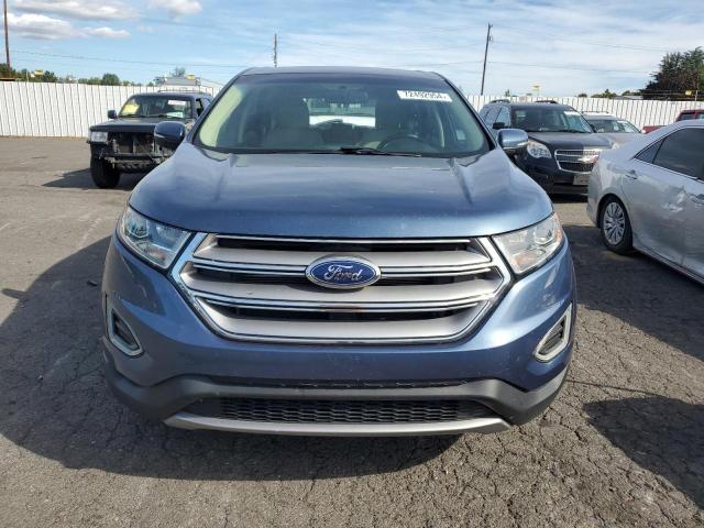 2FMPK3J87JBB36152 - 2018 FORD EDGE SEL BLUE photo 5