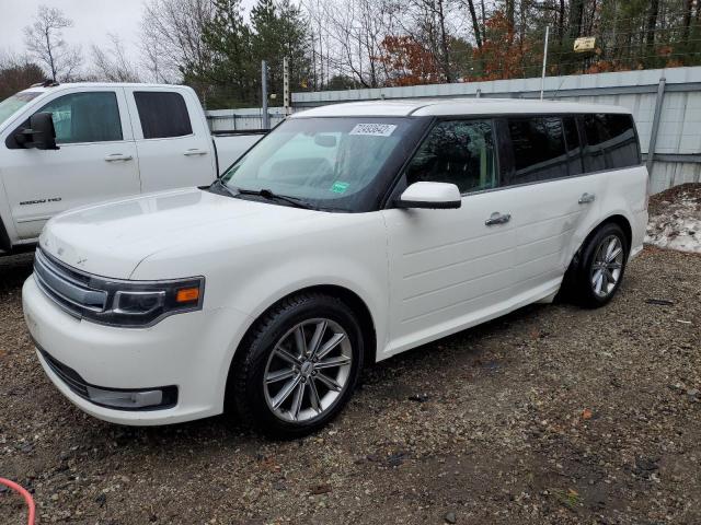 2FMGK5D84DBD03420 - 2013 FORD FLEX LIMITED WHITE photo 1