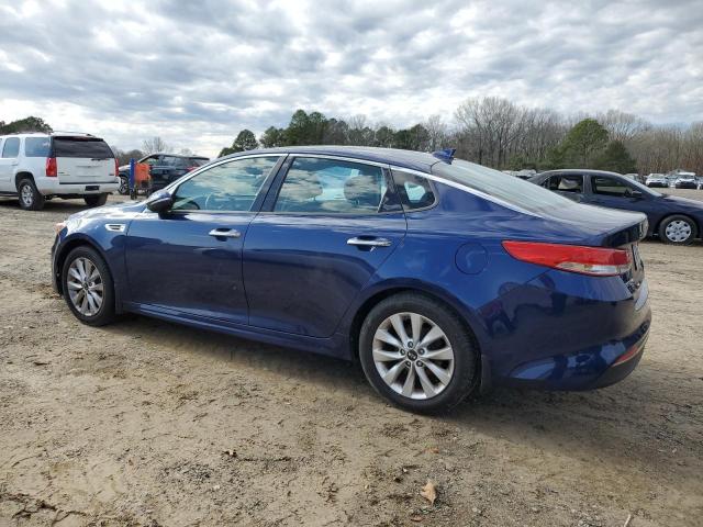 5XXGU4L33GG040730 - 2016 KIA OPTIMA EX BLUE photo 2