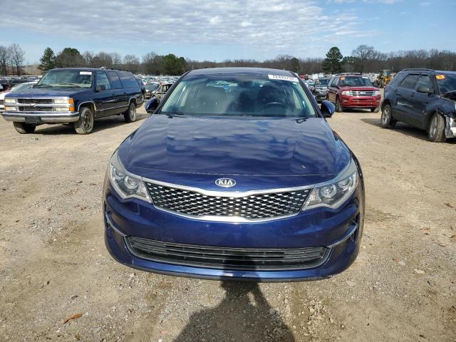 5XXGU4L33GG040730 - 2016 KIA OPTIMA EX BLUE photo 5