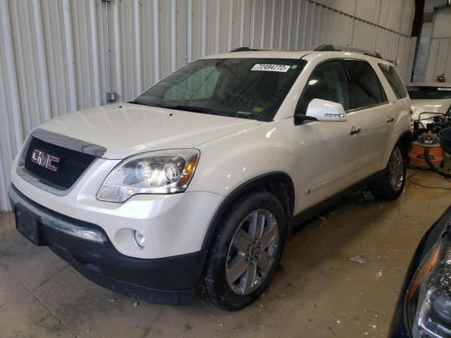 1GKLVNED5AJ132677 - 2010 GMC ACADIA SLT-2 WHITE photo 1