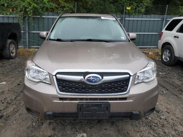 JF2SJAEC1EH541955 - 2014 SUBARU FORESTER 2.5I PREMIUM BROWN photo 5