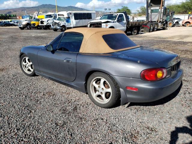 JM1NB3538Y0138885 - 2000 MAZDA MX-5 MIATA BASE GRAY photo 2