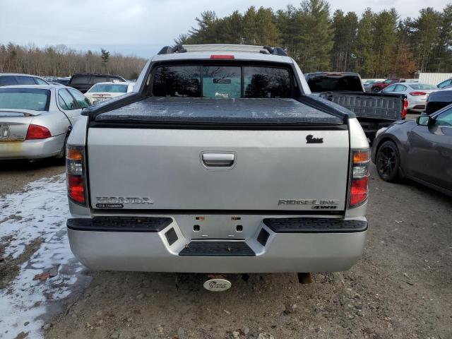 2HJYK165X6H530336 - 2006 HONDA RIDGELINE RTL SILVER photo 6