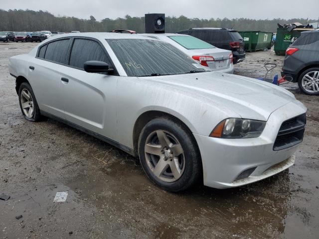 2C3CDXAG4EH282804 - 2014 DODGE CHARGER POLICE SILVER photo 4