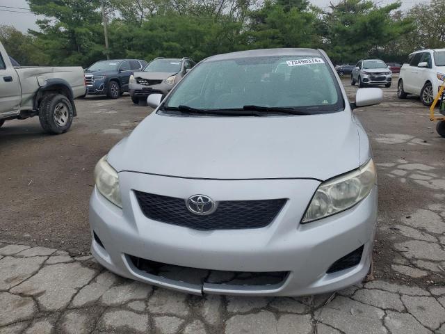 1NXBU4EE6AZ213730 - 2010 TOYOTA COROLLA BASE SILVER photo 5