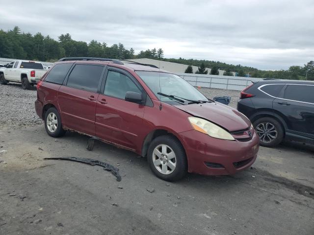 5TDZA23CX6S521299 - 2006 TOYOTA SIENNA CE BURGUNDY photo 4