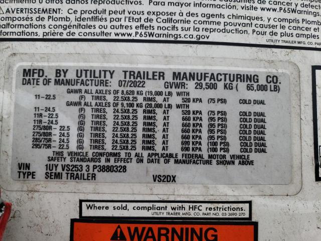 1UYVS2533P3880328 - 2023 UTILITY TRAILER Ağ foto 10
