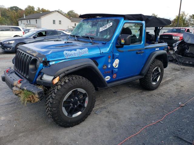 1C4HJXCN9MW652988 - 2021 JEEP WRANGLER RUBICON BLUE photo 1