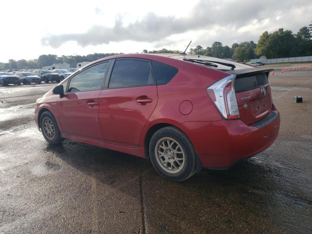 JTDKN3DU5C5459489 - 2012 TOYOTA PRIUS RED photo 2