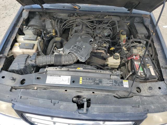 1FTYR14E41PA53359 - 2001 FORD RANGER SUPER CAB BLACK photo 11