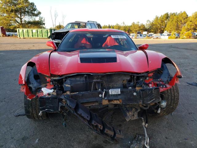 1G1YK2D75G5125713 - 2016 CHEVROLET CORVETTE STINGRAY Z51 2LT RED photo 5