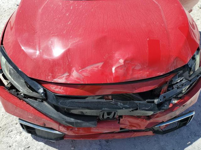 2HGFC2F68LH532316 - 2020 HONDA CIVIC LX RED photo 11