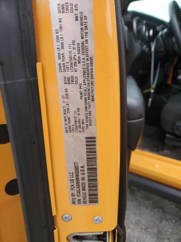 1C4GJXAN9MW638877 - 2021 JEEP WRANGLER SPORT YELLOW photo 12