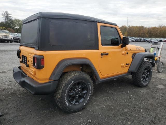 1C4GJXAN9MW638877 - 2021 JEEP WRANGLER SPORT YELLOW photo 3