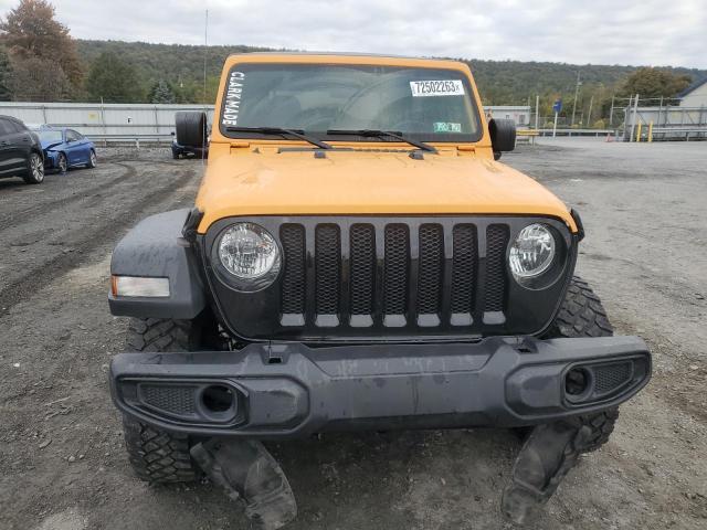 1C4GJXAN9MW638877 - 2021 JEEP WRANGLER SPORT YELLOW photo 5