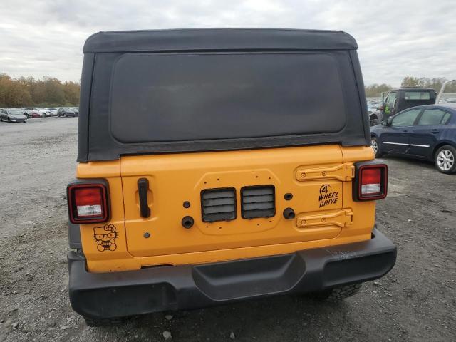 1C4GJXAN9MW638877 - 2021 JEEP WRANGLER SPORT YELLOW photo 6