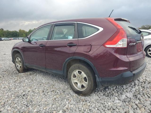 5J6RM4H30EL078747 - 2014 HONDA CR-V LX BURGUNDY photo 2