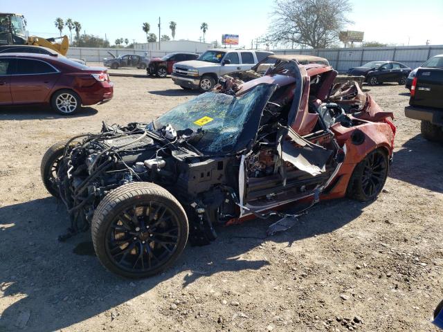 1G1YS2D68G5601878 - 2016 CHEVROLET CORVETTE Z06 2LZ ORANGE photo 1