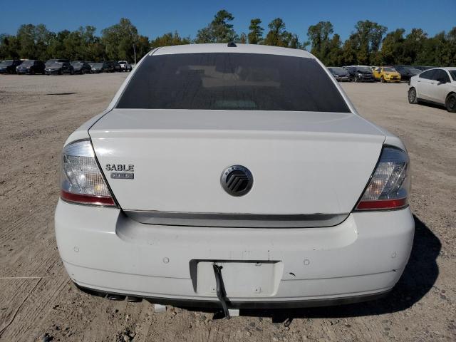 1MEHM42W68G616500 - 2008 MERCURY SABLE PREMIER WHITE photo 6