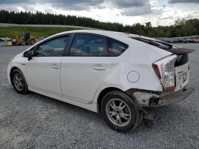 JTDKN3DU2B5365987 - 2011 TOYOTA PRIUS WHITE photo 2