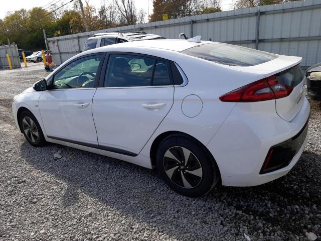 KMHC75LC8KU110703 - 2019 HYUNDAI IONIQ SEL WHITE photo 2